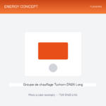 Groupe de chauffage Tuxhorn DN25 Long — vue produit