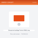 Groupe de chauffage Tuxhorn DN32 Long — vue produit